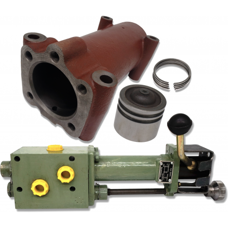 TŁOK CYLINDER PODNOŚNIKA C-330 + ROZDZIELACZ HYDRAULICZNY